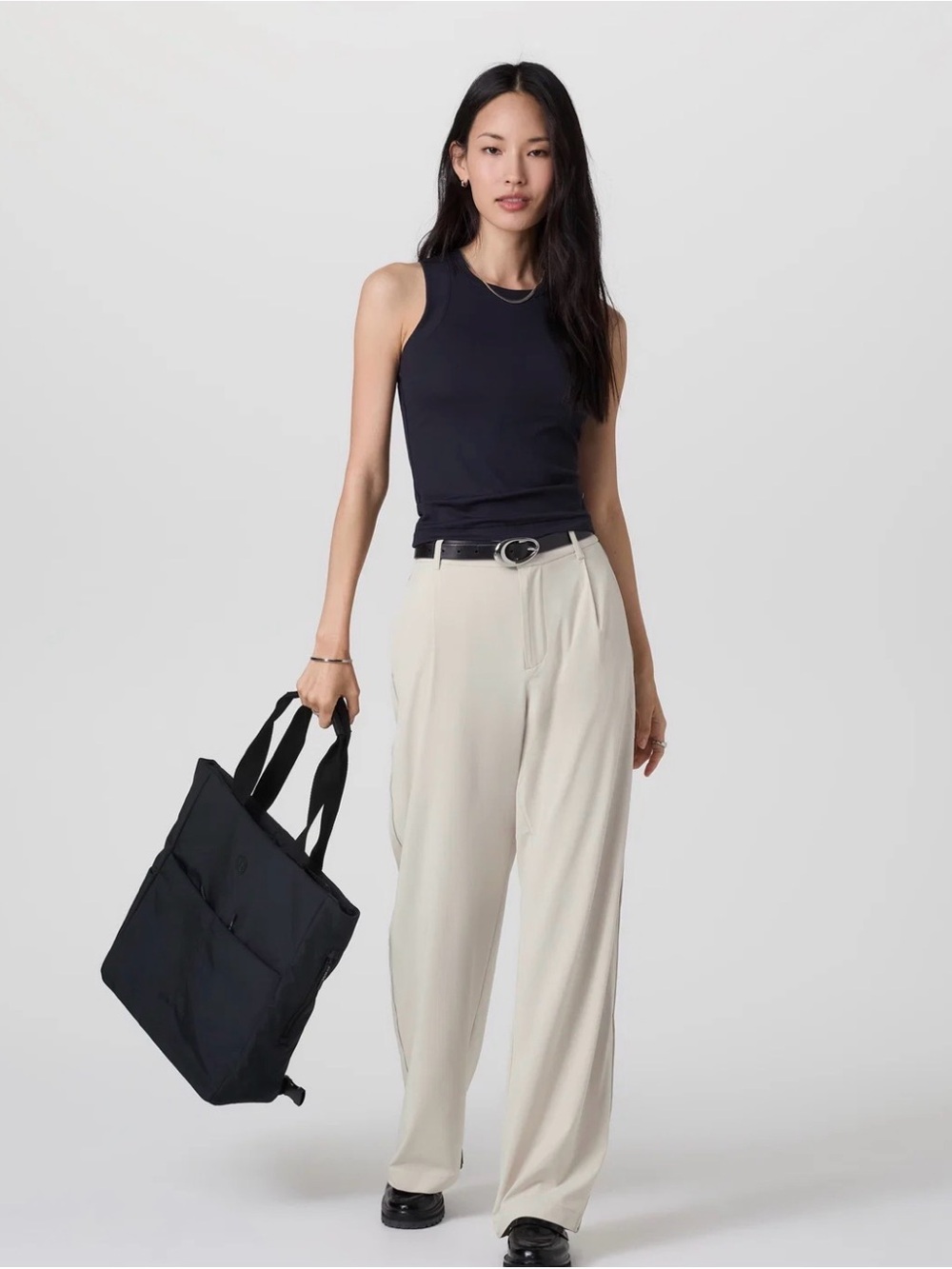 Vuori Villa Trousers in Mushroom